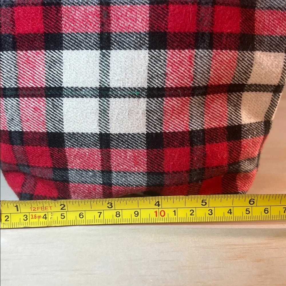 Plaid Red and Black Women's Cosmetic/Travel Bag